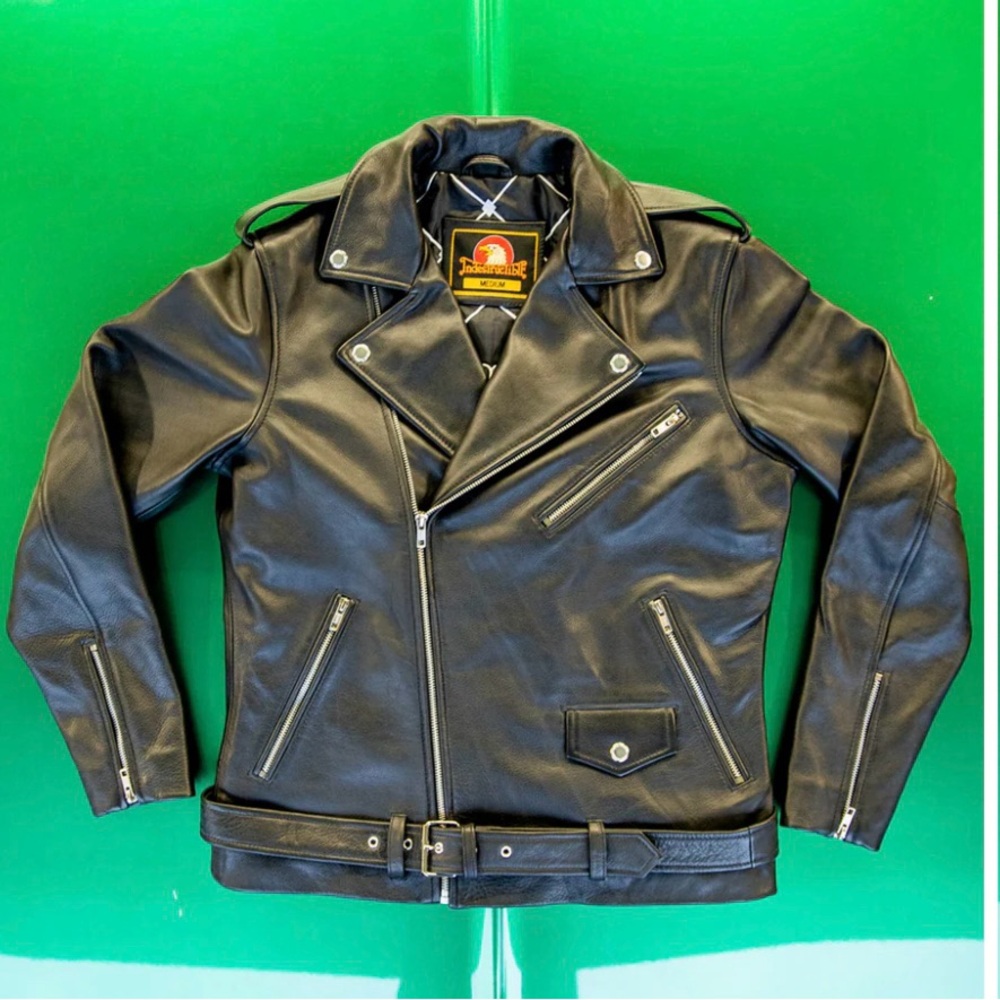 Indestructible mfg leather jacket